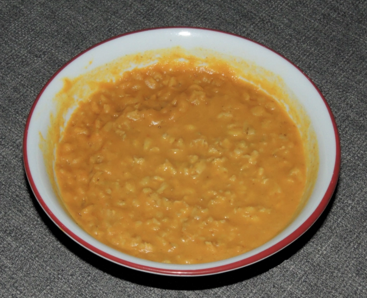 Warm Pumpkin Oatmeal
